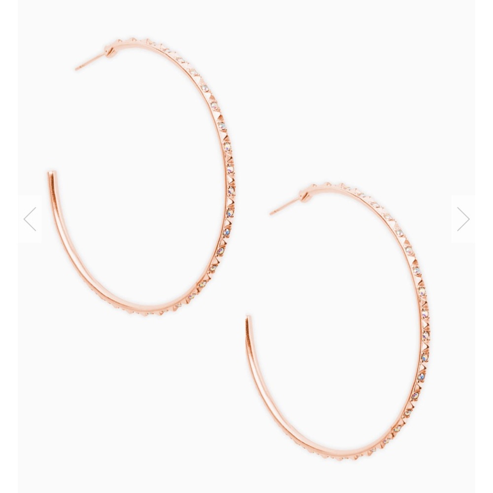 Val Rose Gold Hoops